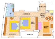 Apartments Florence Italy: Map of Bonciani Apartment in Florence Italy